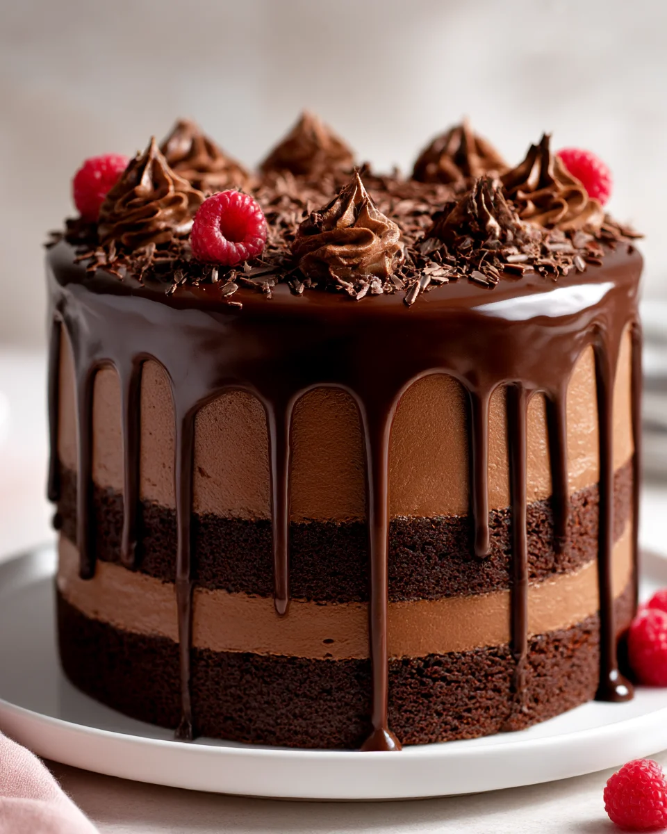 Ultimate Chocolate Ganache Drip Birthday Layer Cake Recipe!