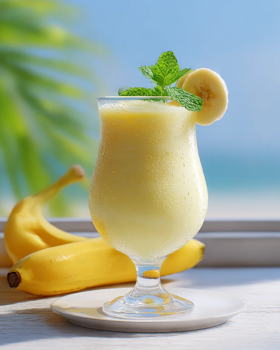 Refreshing Frozen Banana Daiquiri Recipe - Non-Alcoholic Delight!