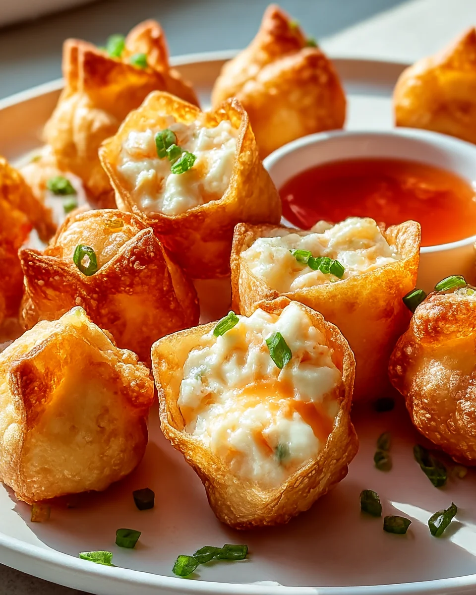 Crispy Crab Rangoon Bombs: Irresistible Snack Delight!