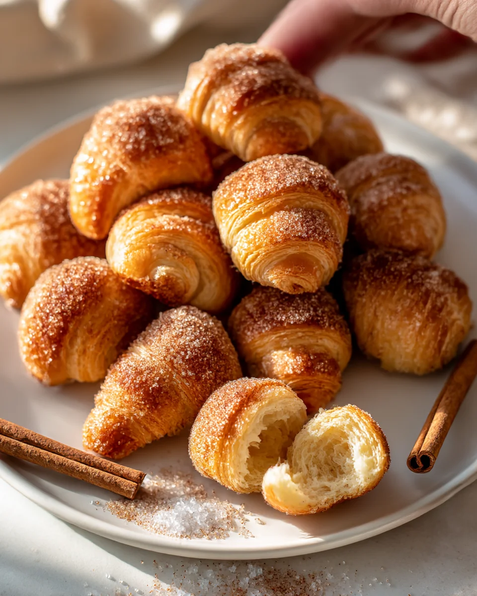 Cinnamon Sugar Croissant Bites: Easy Sweet Pull-Apart Treat