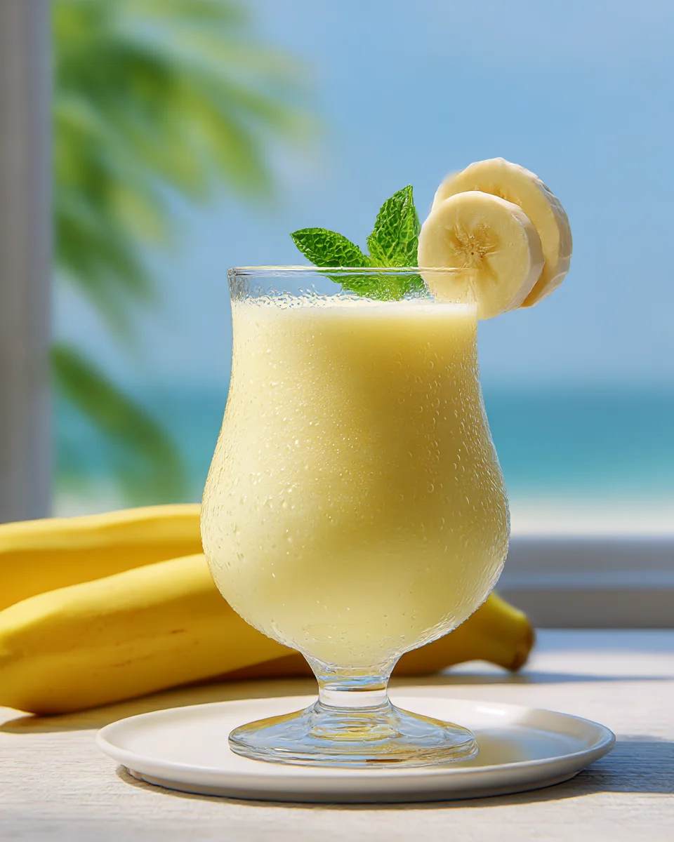 Refreshing Frozen Banana Daiquiri Recipe - Non-Alcoholic Delight!