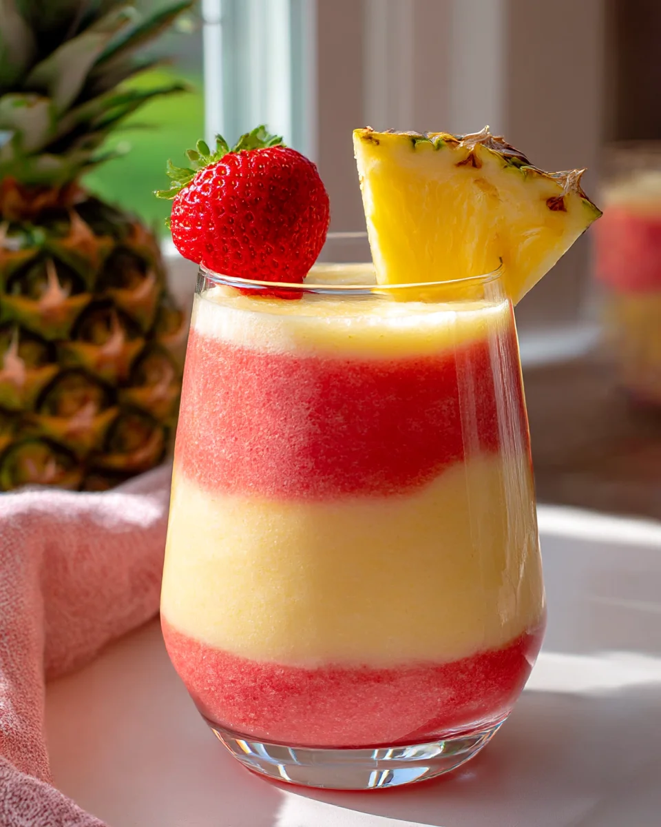 Easy Strawberry Virgin Pina Colada: A Tropical Treat