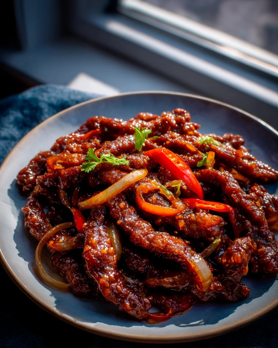 Crispy Chilli Beef Recipe: Spicy, Crunchy Delight at Home