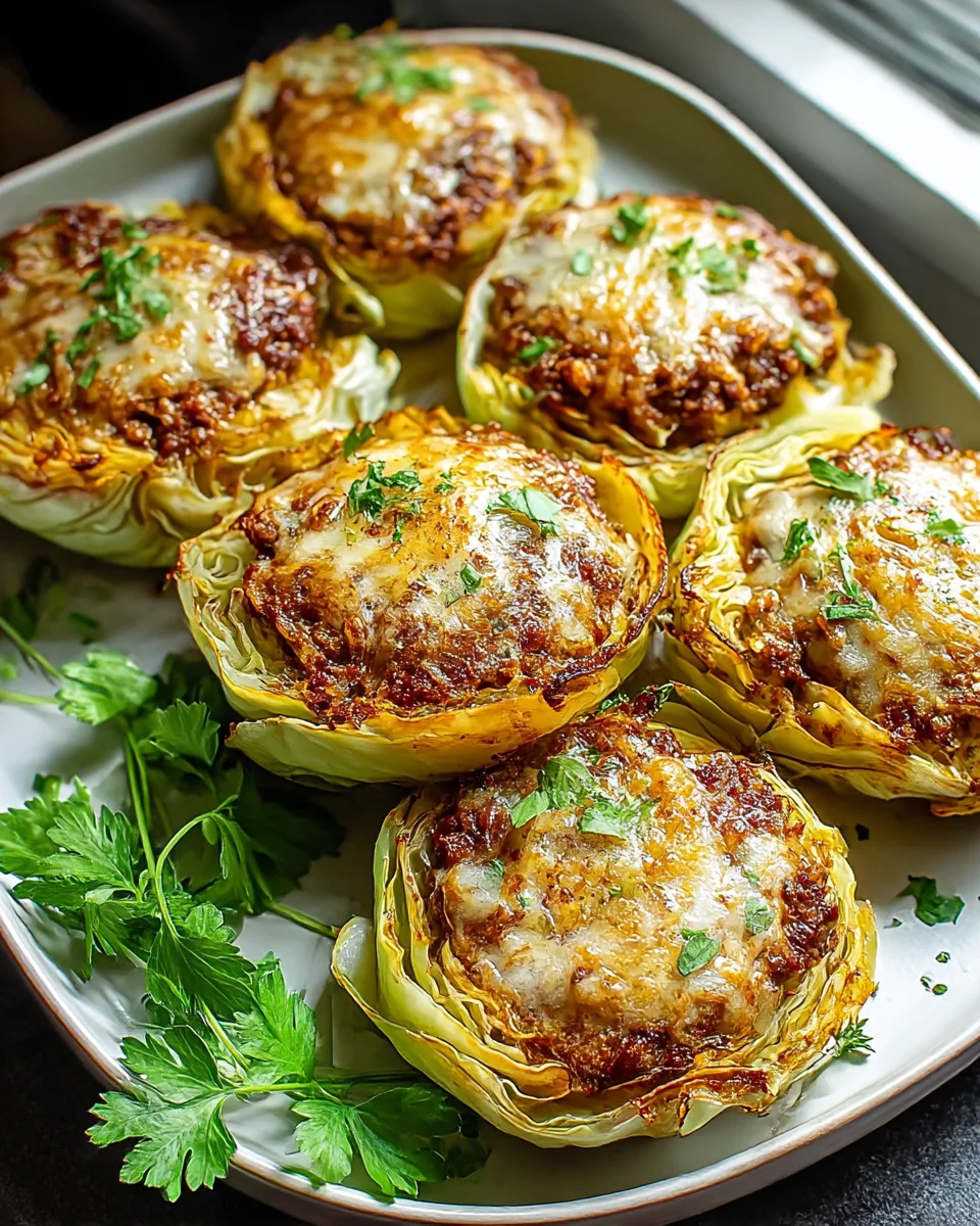 Oven Baked Cabbage Burgers: Healthy & Delicious Recipe!