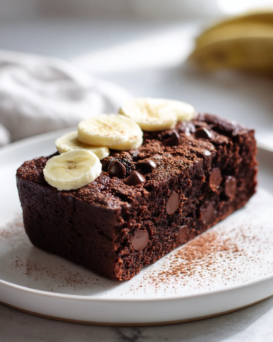 Healthy Chocolate Banana Bread: Guilt-Free & Super Easy!