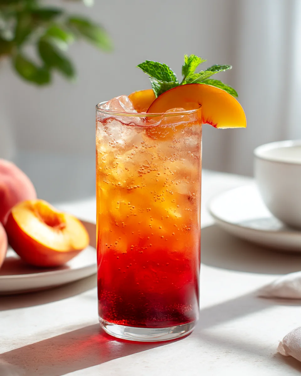 Peach Hibiscus Sunset Tea: Your Refreshing Summer Escape!