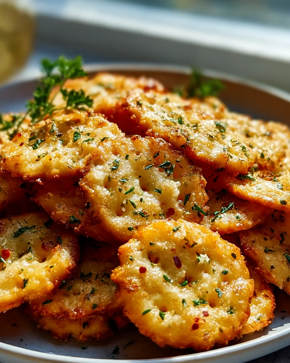 Delicious Garlic Bread Ritz Bits - Perfect Party Appetizer
