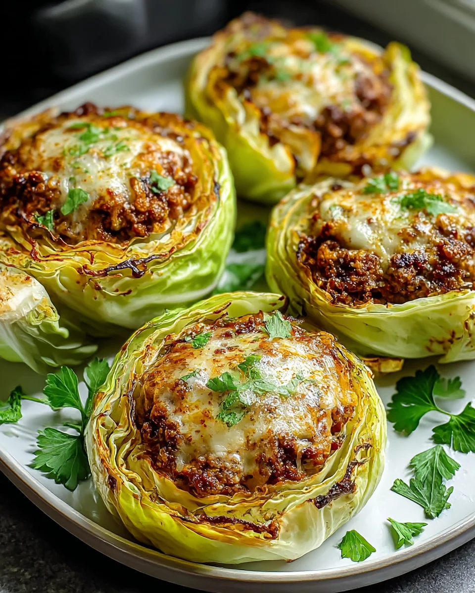 Oven Baked Cabbage Burgers: Healthy & Delicious Recipe!