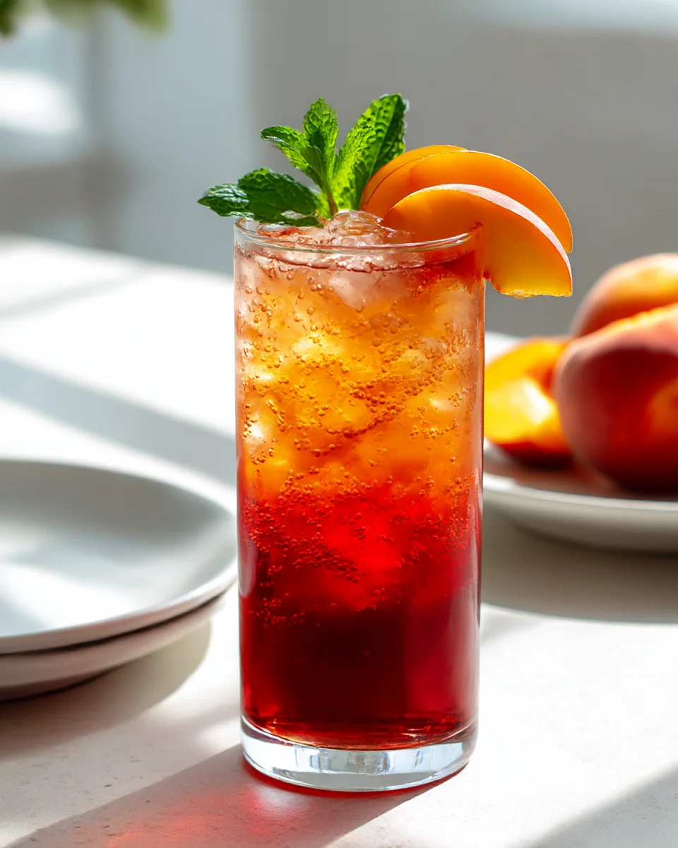 Peach Hibiscus Sunset Tea: Your Refreshing Summer Escape!