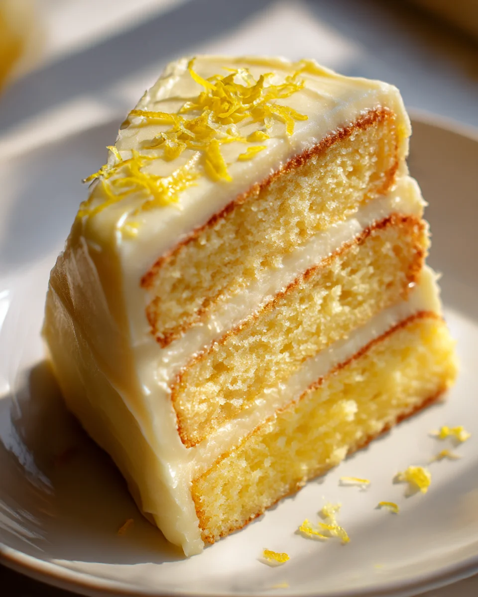 Luscious Lemon Layer Cake Recipe – Bright, Zesty & Crowd-Pleasing!