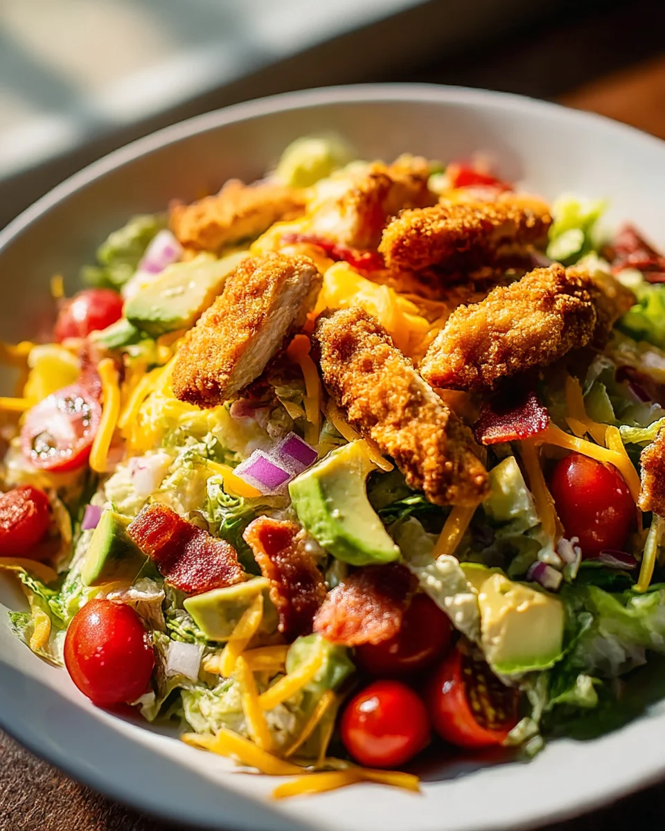 Crispy Chicken Salad: Crunchy, Fresh, and Deliciously Healthy!
