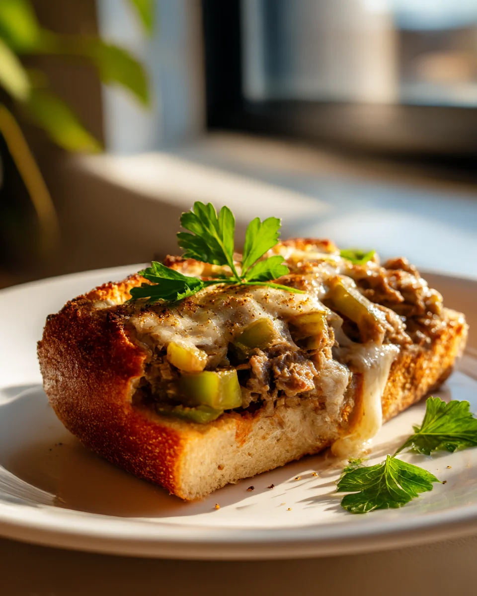 Ultimate French Garlic Philly Cheesesteak Bread Recipe!