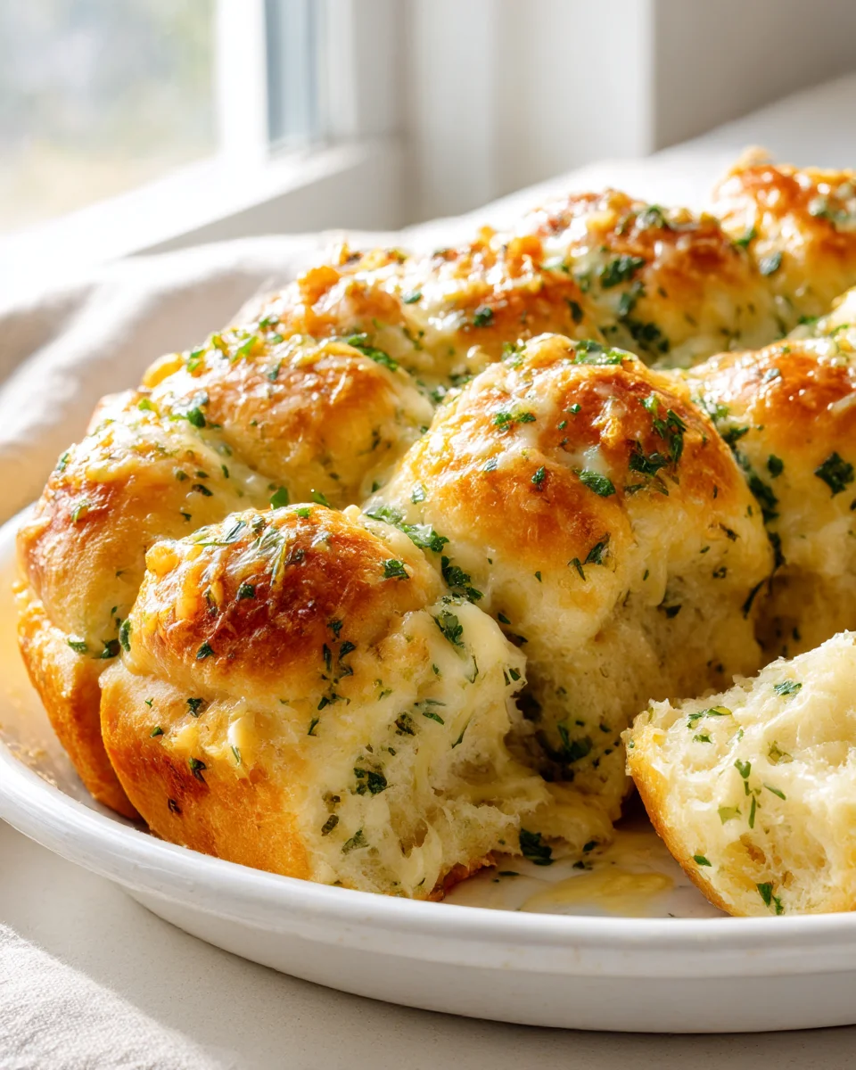Garlic Parmesan Pull Apart Rolls Recipe - Easy & Delicious!