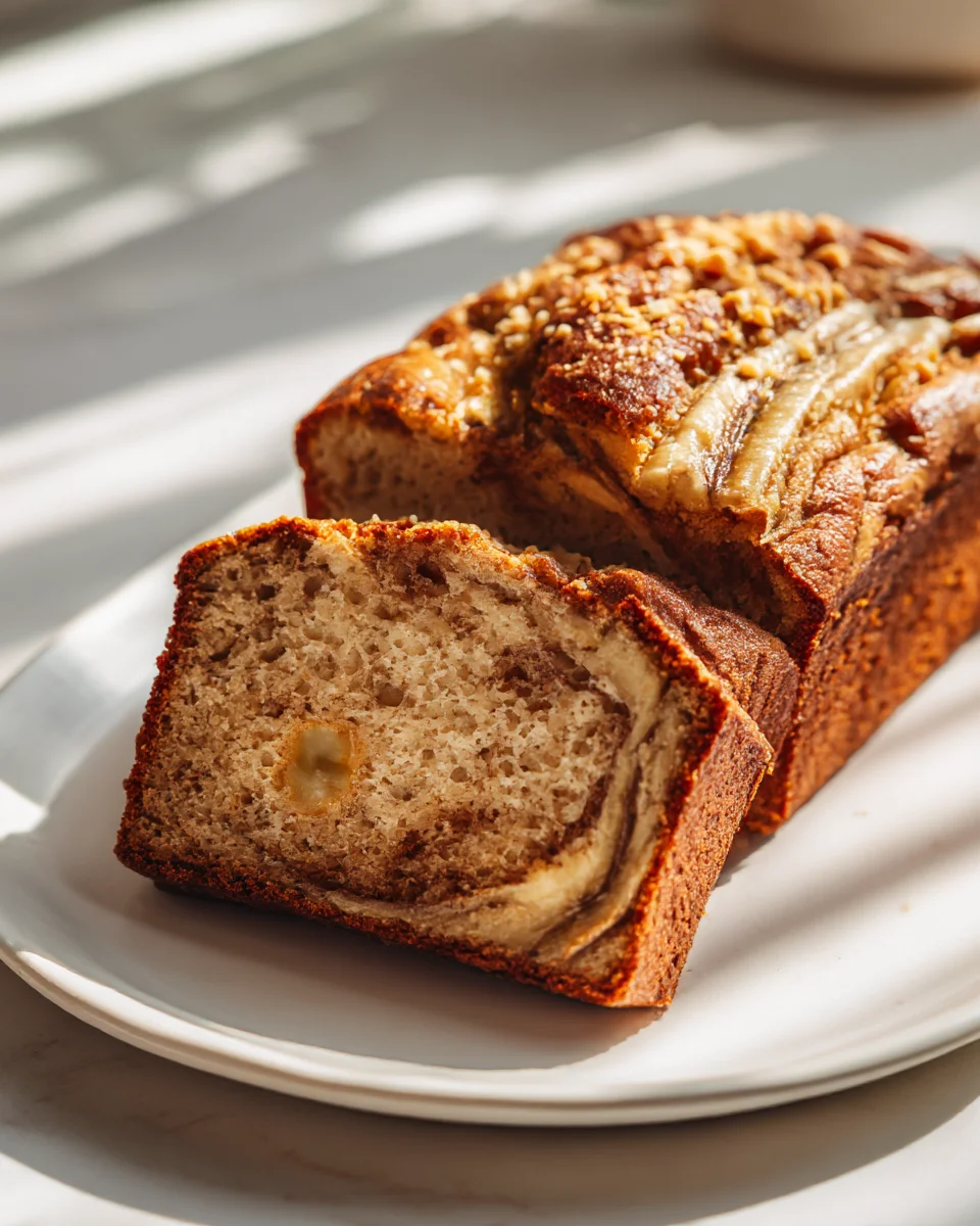 Delicious Peanut Butter Swirl Banana Bread Recipe to Try!