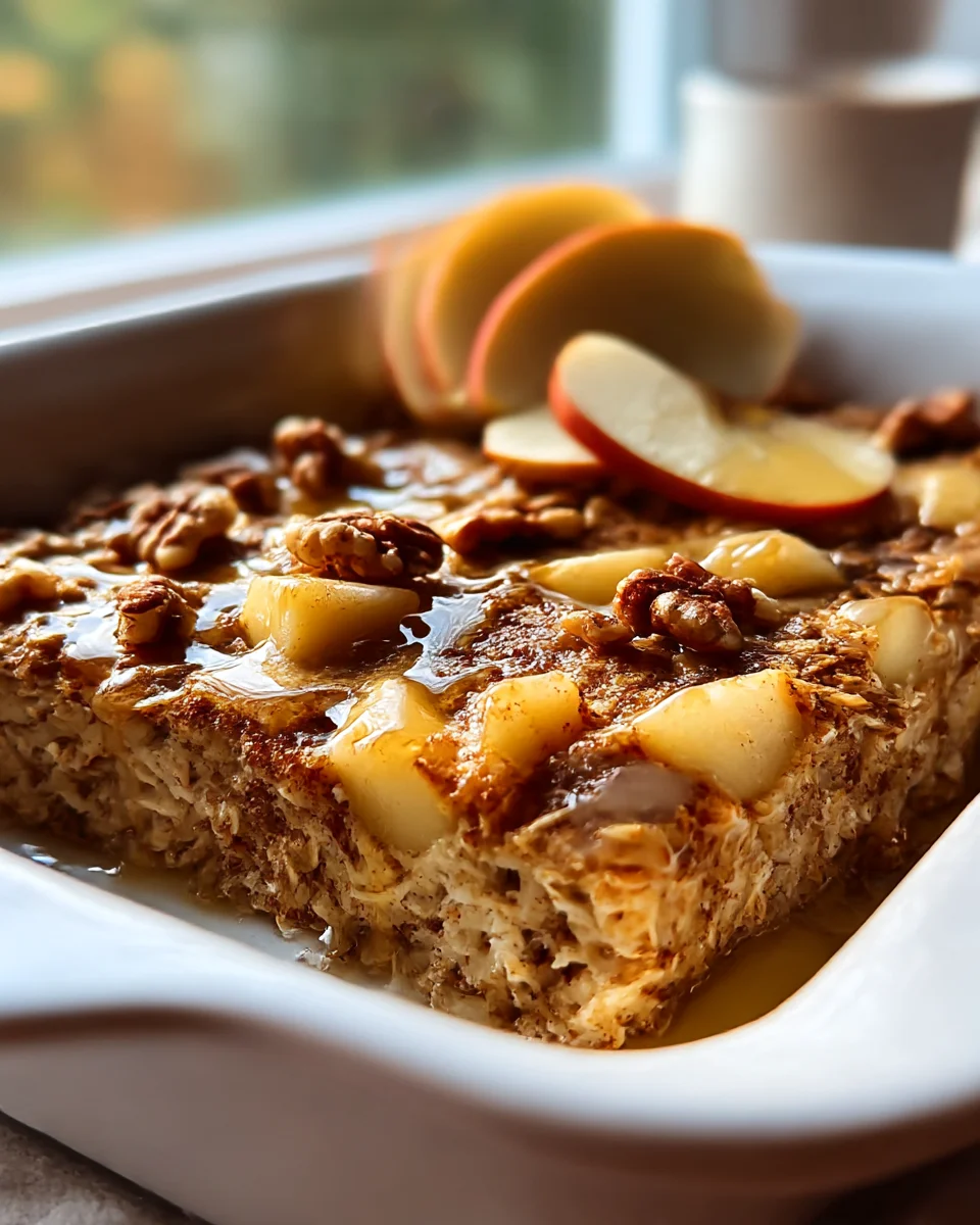 Healthy Oatmeal Apple Breakfast Bake - Delicious & Nutritious!