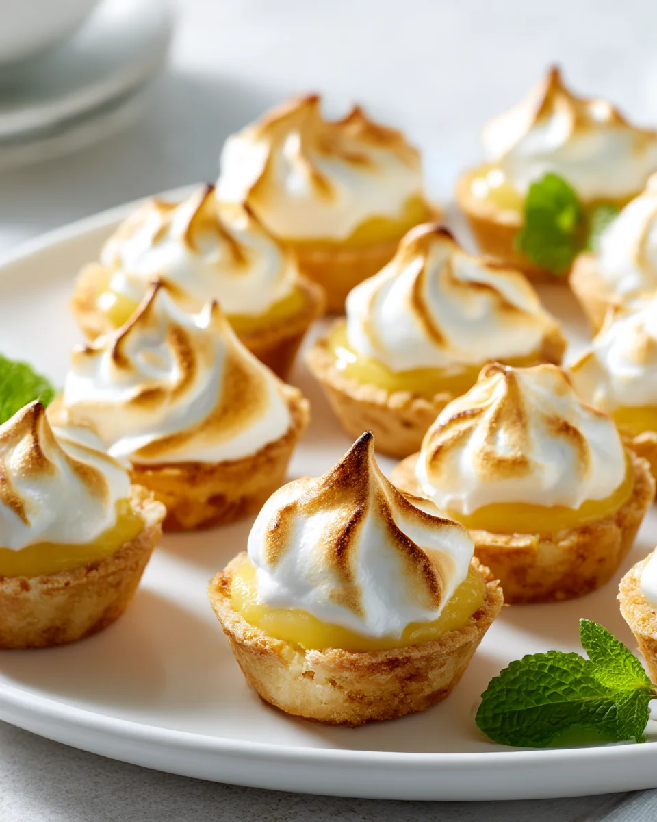 Delicious Lemon Meringue Pie Bites Recipe for Sweet Treats