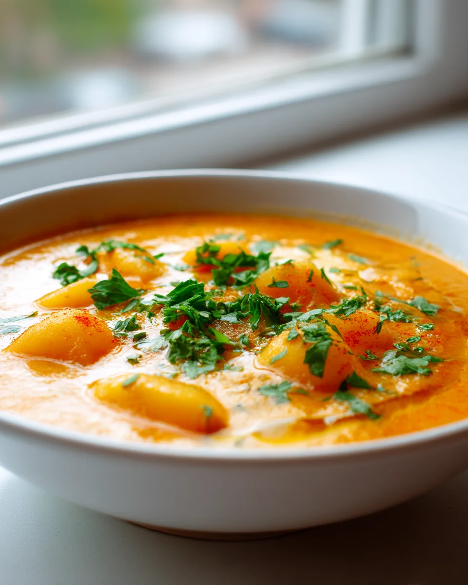 Delicious Hungarian Potato and Paprika Soup Recipe to Savor