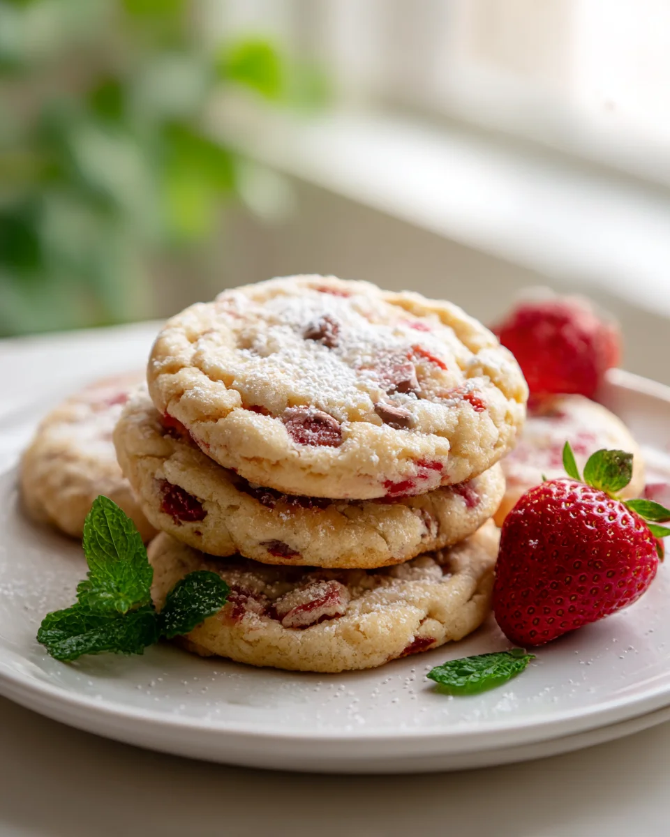 Delicious Strawberry Shortcake Chip Cookies Recipe to Savor