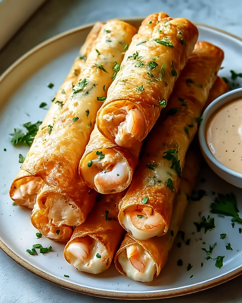 Crispy Crab and Shrimp Queso Taquitos - Flavorful Delight!