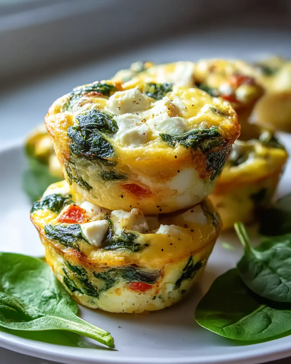 Delicious Spinach Feta Egg Muffins for a Healthy Breakfast