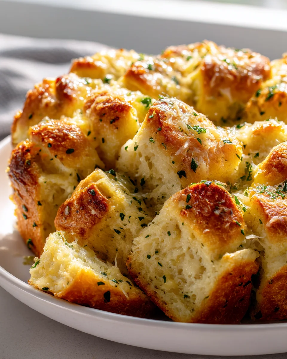 Garlic Parmesan Pull Apart Rolls Recipe - Easy & Delicious!