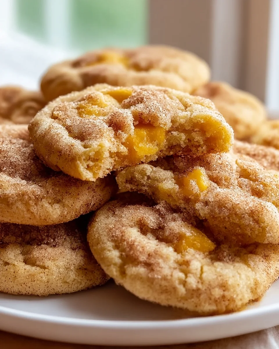 Delicious Peach Cobbler Cookies - A Sweet Summer Treat!