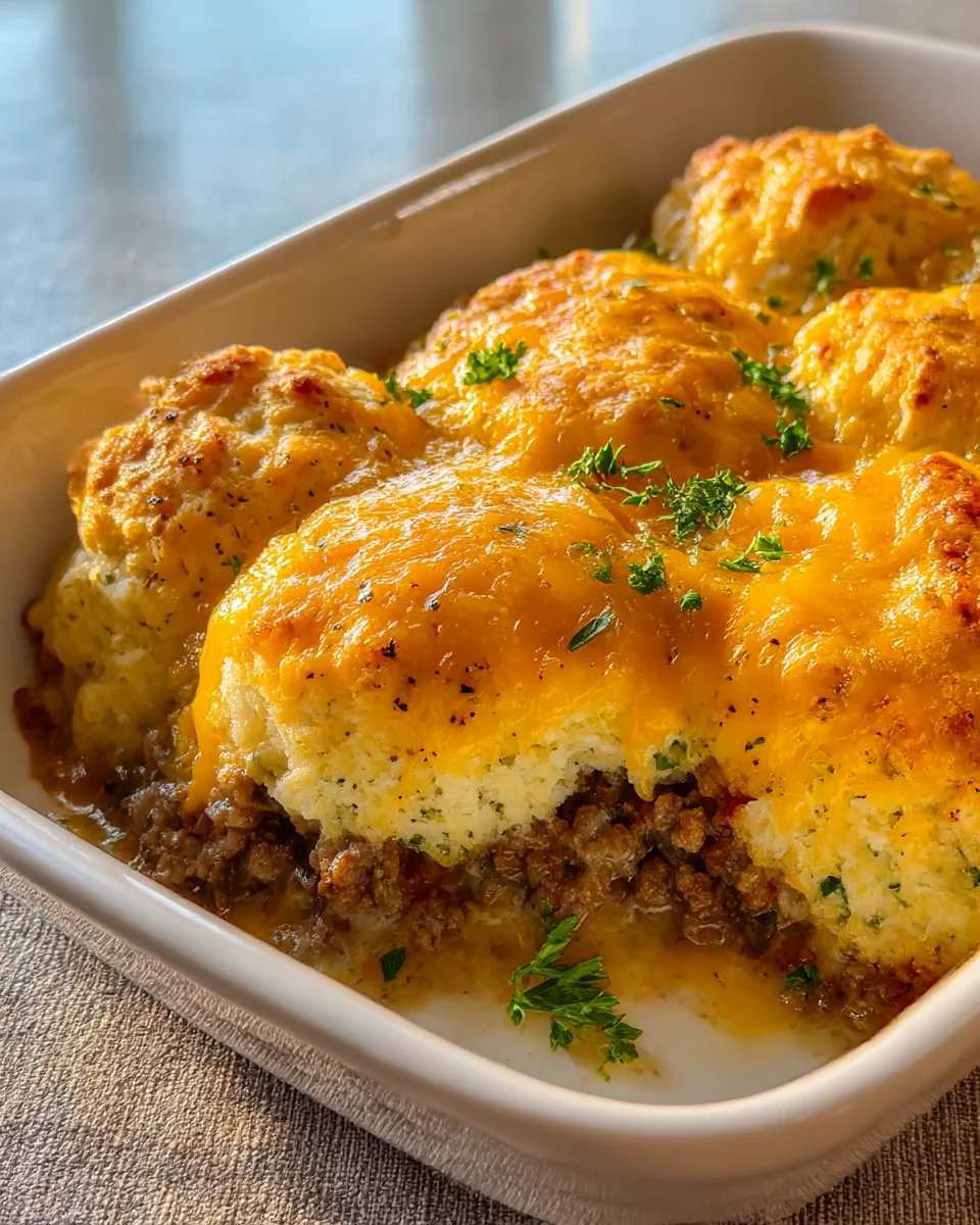 Cheddar Bay Beef Hamburger Casserole: Comfort Food Delight