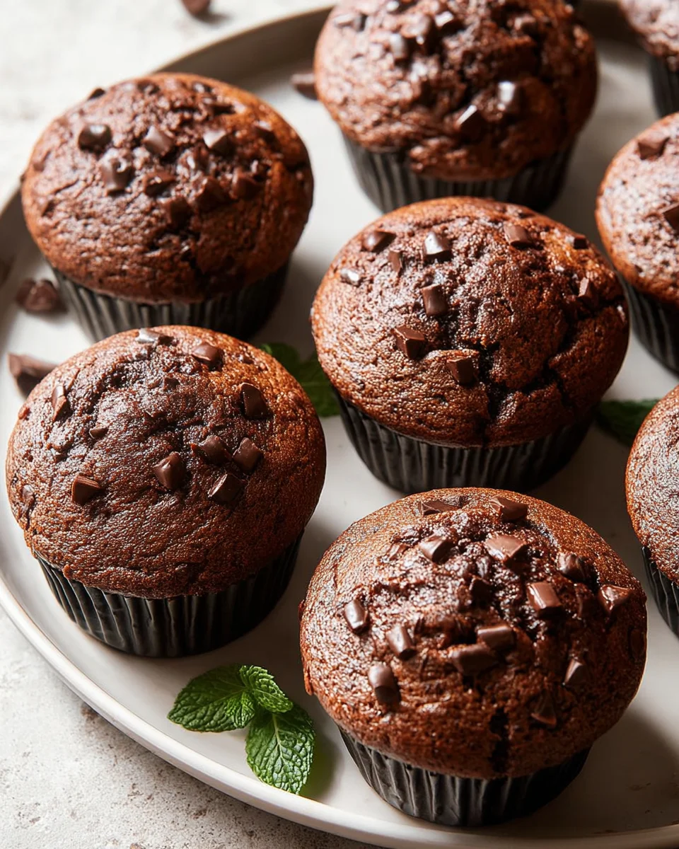 Decadent Chocolate Chunk Muffins Bliss