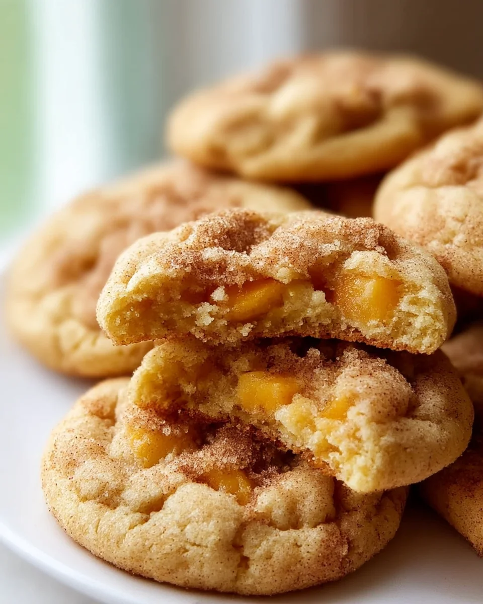 Delicious Peach Cobbler Cookies - A Sweet Summer Treat!
