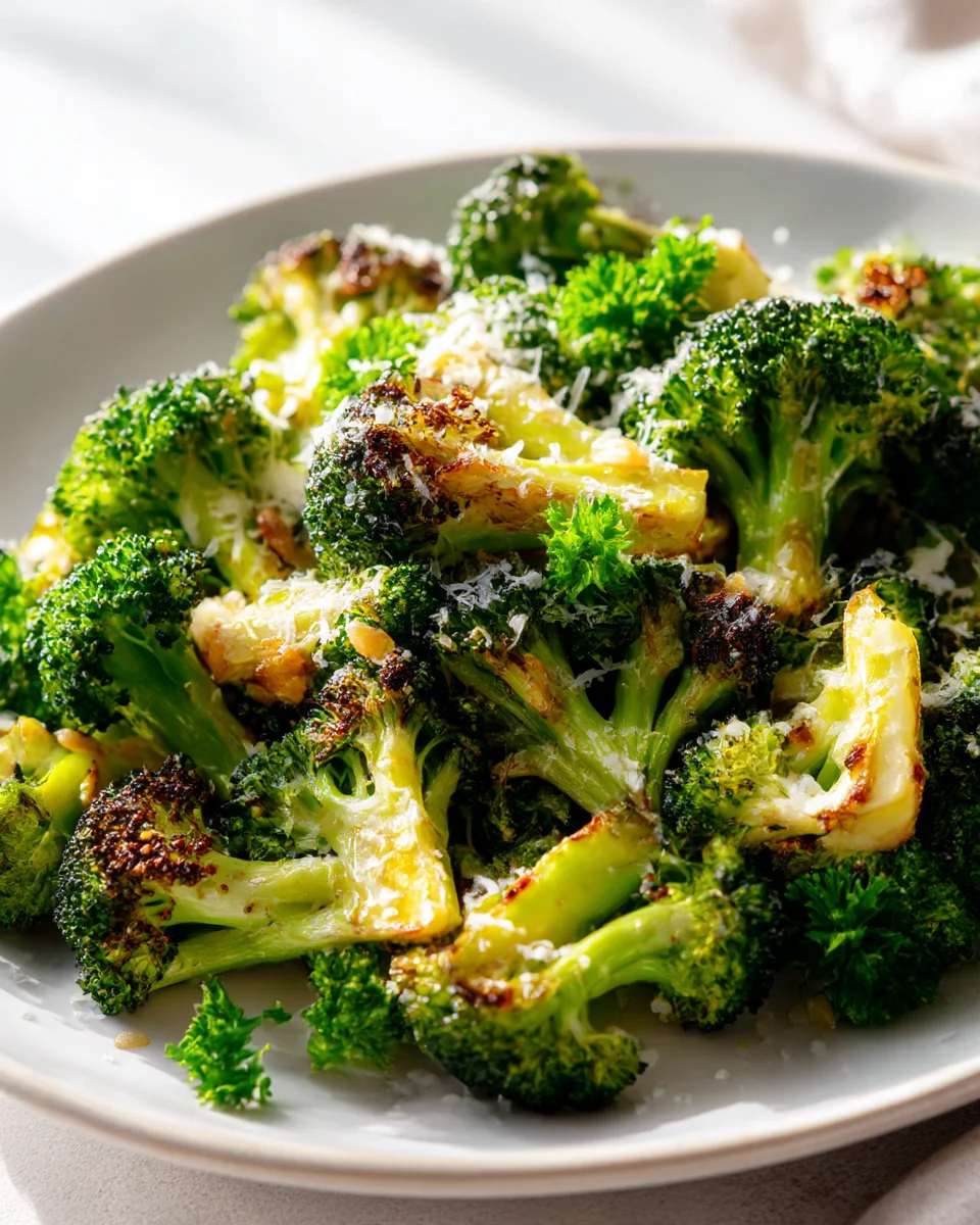 Roasted Garlic Parmesan Broccoli: Easy & Delicious Side Dish