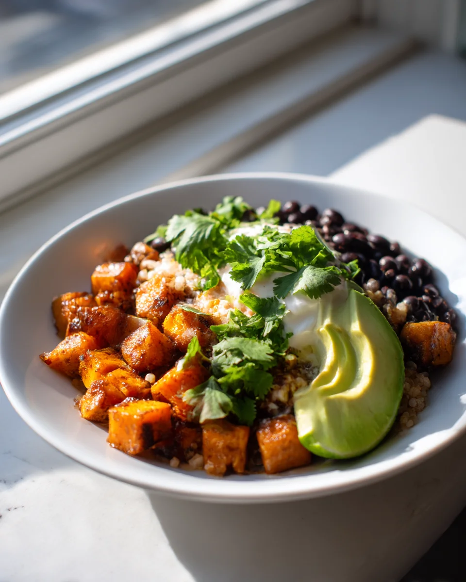 Sweet Potato Black Bean Burrito Bowls: Healthy & Delicious!