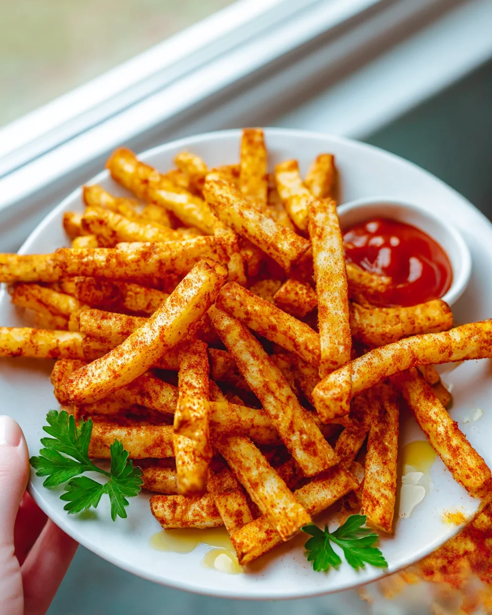 Crispy Low Carb Jicama Fries Recipe - Healthy & Delicious!