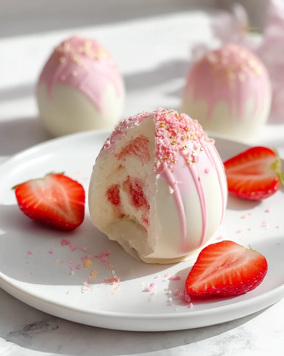 Sweet Strawberry Shortcake Egg Delights
