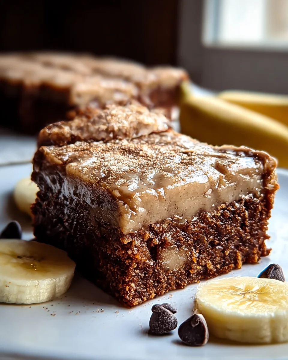 Decadent Banana Bread Brownies Delight