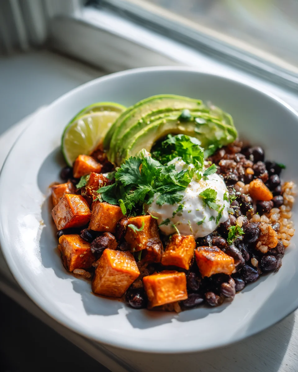 Sweet Potato Black Bean Burrito Bowls: Healthy & Delicious!