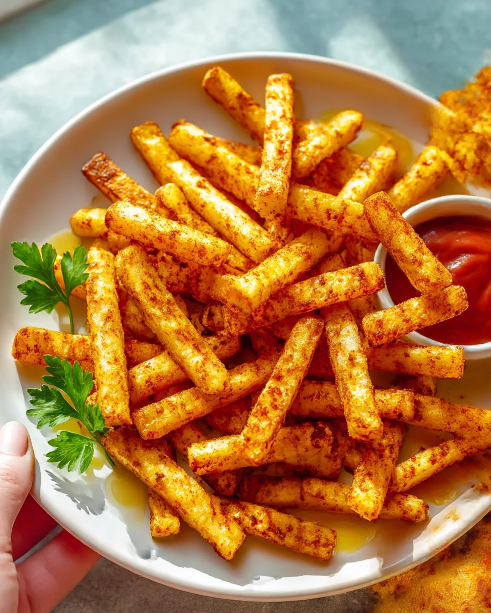 Crispy Low Carb Jicama Fries Recipe - Healthy & Delicious!