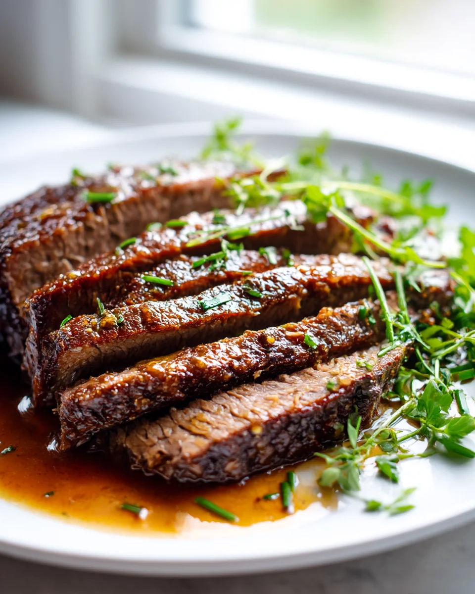 Slow Cooker Brown Sugar Mustard Beef Brisket Recipe Delight