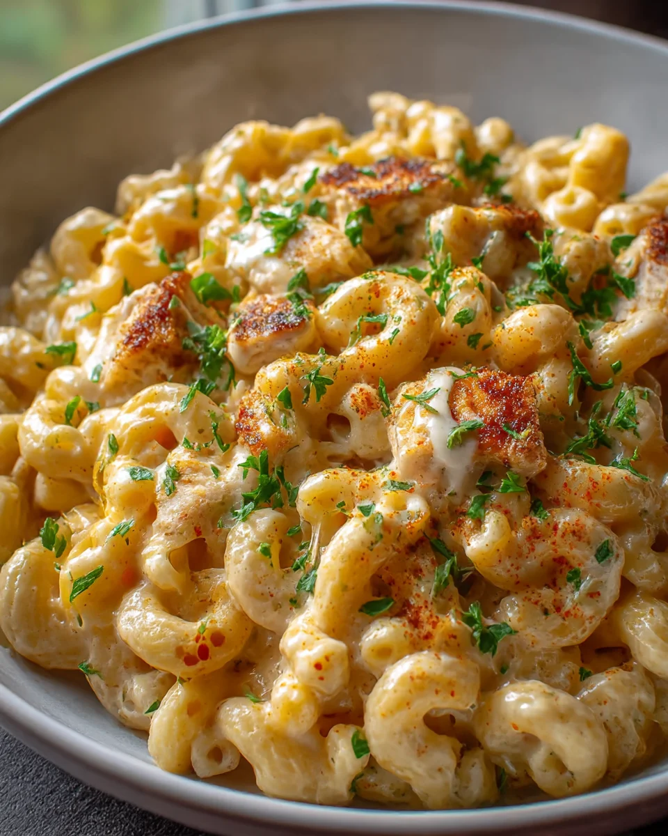 Cajun Chicken Mac and Cheese: Spicy Comfort Food Delight!