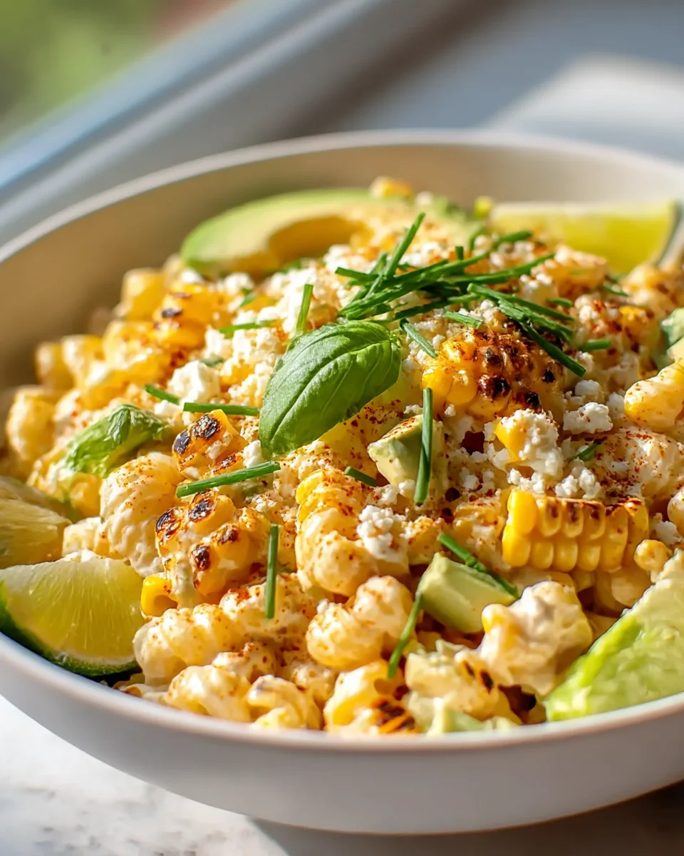 Creamy Street Corn Pasta Salad: A Refreshing Summer Delight