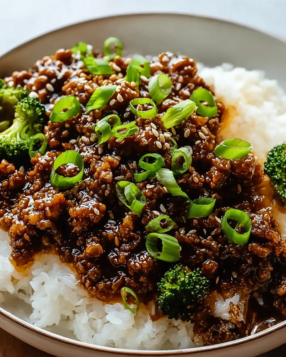 Ultimate Korean Ground Beef Bowl Recipe You’ll Love!