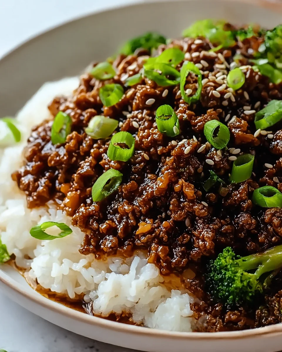 Ultimate Korean Ground Beef Bowl Recipe You’ll Love!