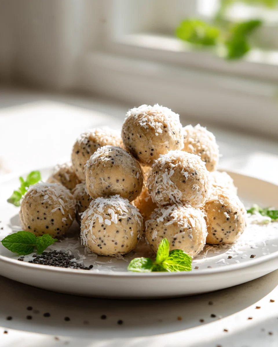 Delicious Vanilla Chia Protein Bites for Healthy Snacking