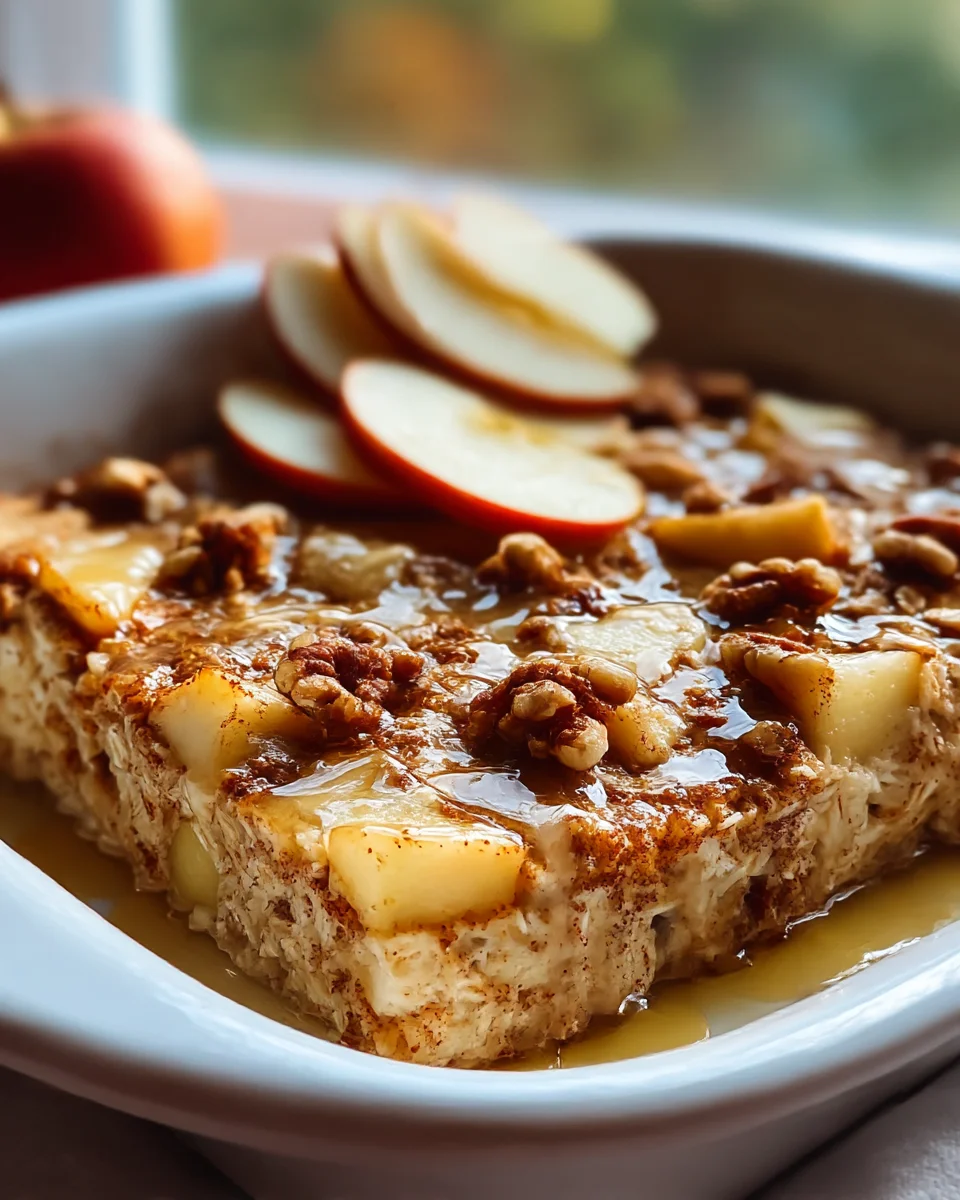 Healthy Oatmeal Apple Breakfast Bake - Delicious & Nutritious!
