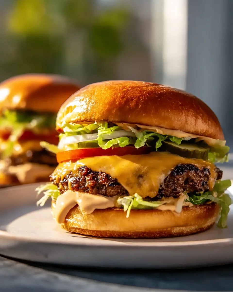 Irresistible Juicy Smash Burger Delight