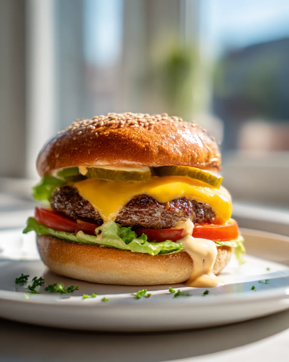 Irresistibly Juicy Crack Burger Deluxe
