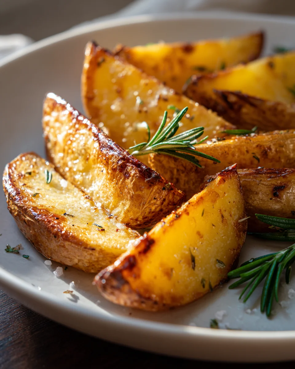 Golden Rustic Oven-Baked Potatoes