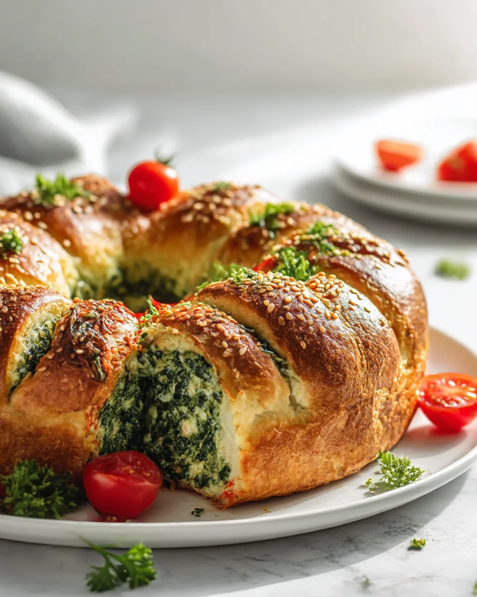 Lush Spinach and Cottage Cheese Rings