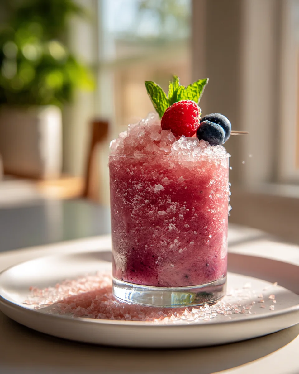 Frosty Berry Bliss Slushie Delight